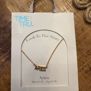 New Time and Tru Aries Necklace